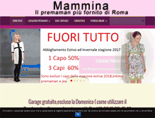 Tablet Screenshot of buymammina.it